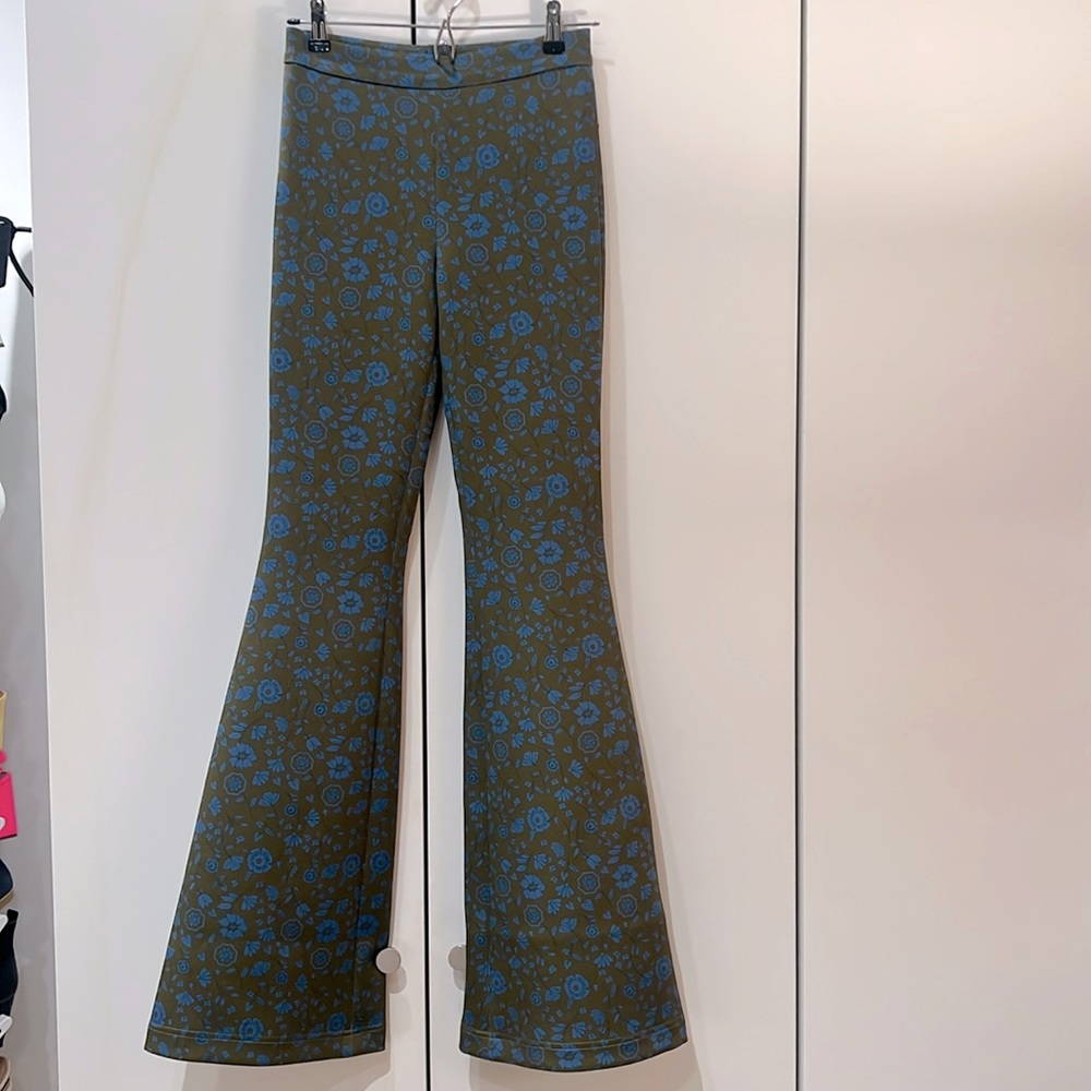 Cynthia Rowley Bonded Flare Pant, NWT, Size 0